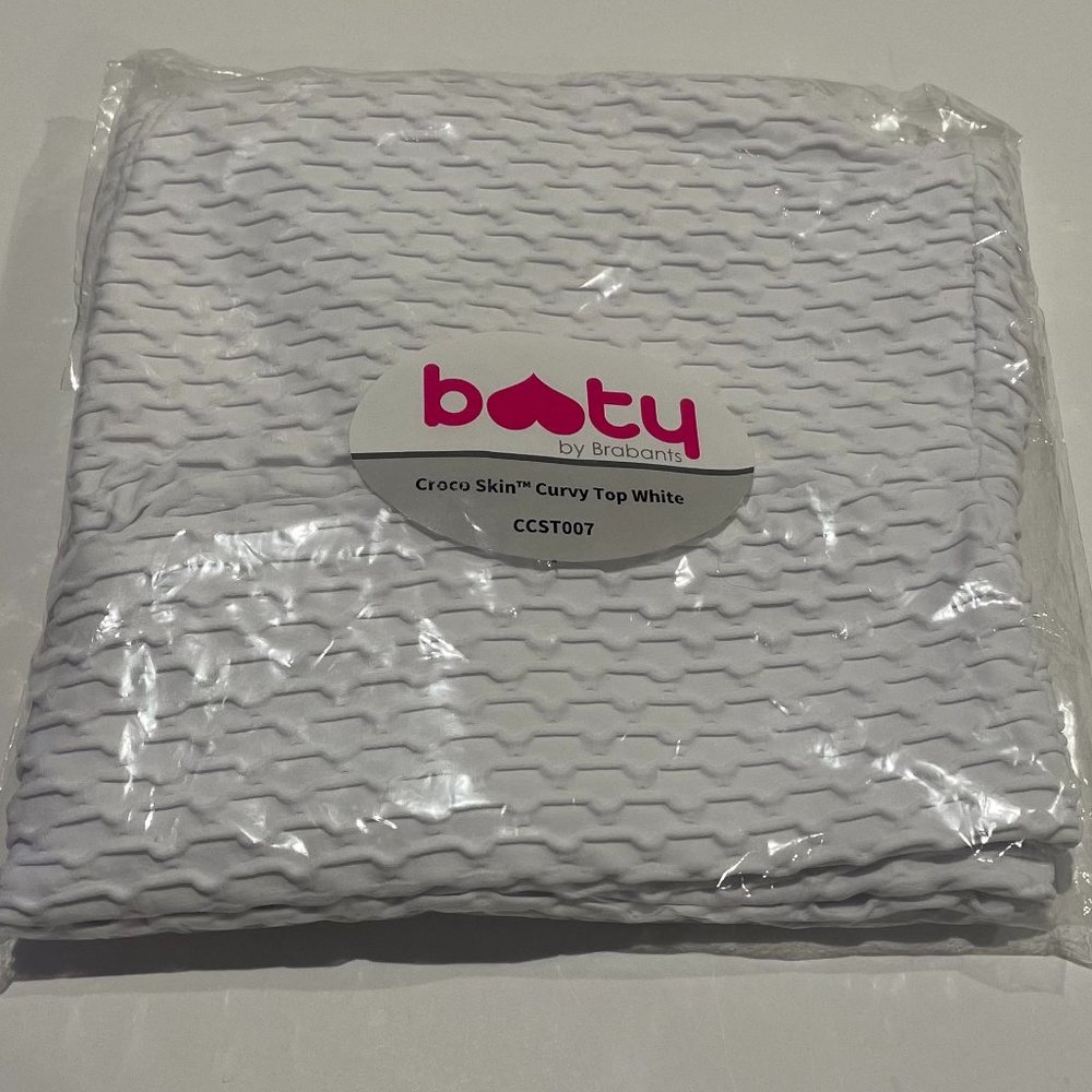 NEW Booty by Brabants Croco Skin Sports Bra Top CURVY Sealed Package - Picture 1 of 1